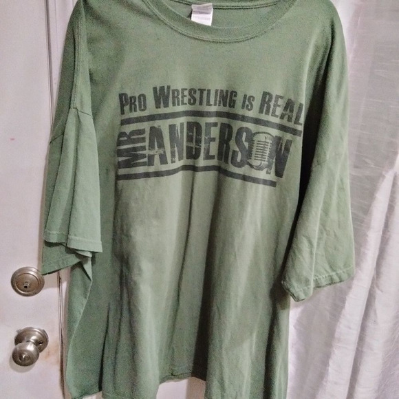 Mr. Anderson T-Shirt Pro Wrestling Is Real... People Are Fake - Picture 1 of 7